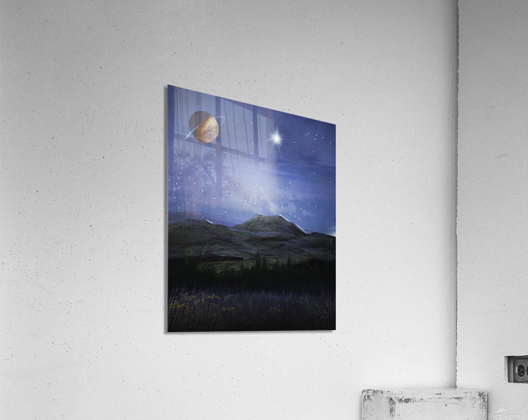 Galaxy Haylee and Daddy Acrylic Print