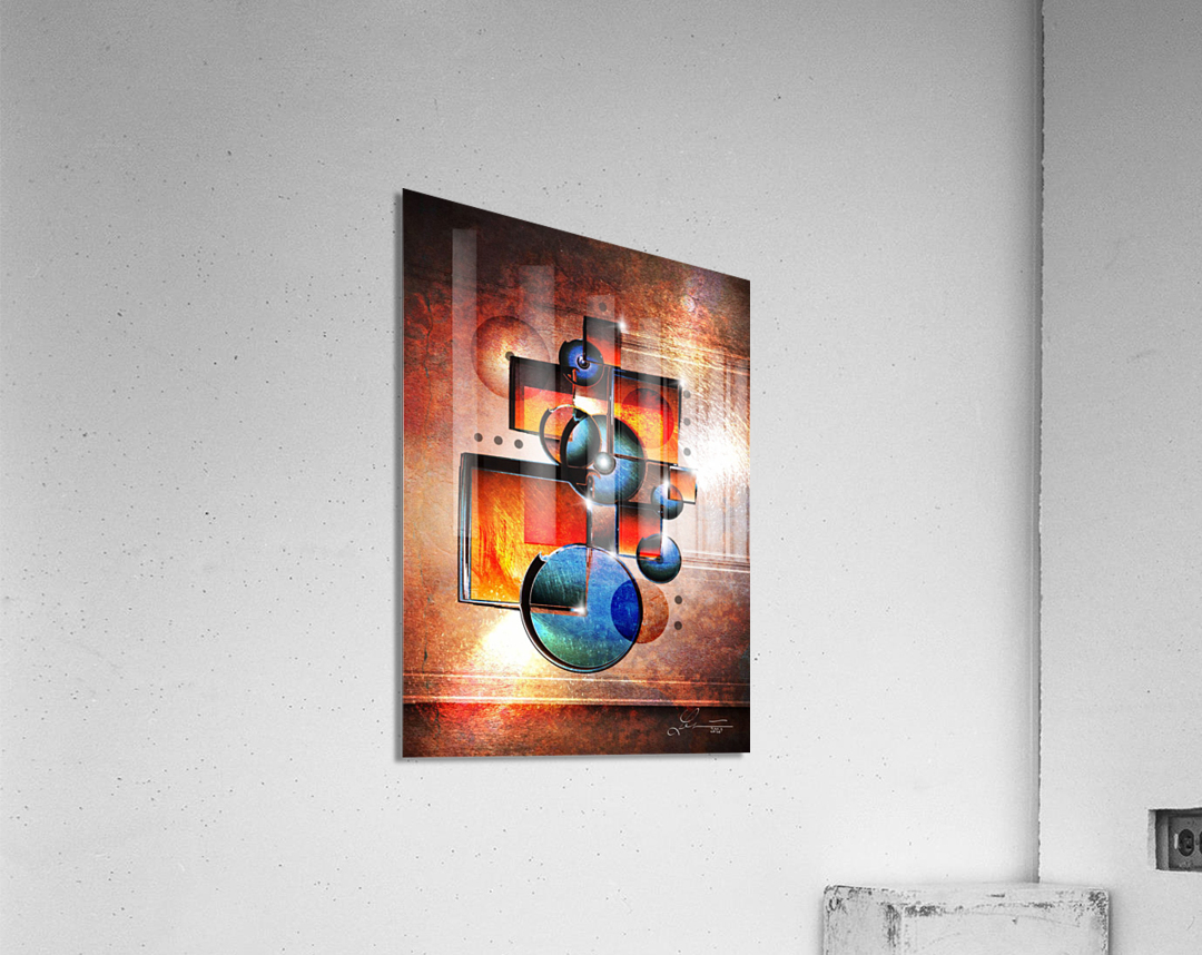 Disinfected Acrylic Print