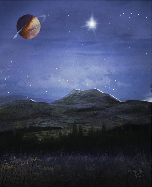 Galaxy Haylee and Daddy by Nathan Lenart