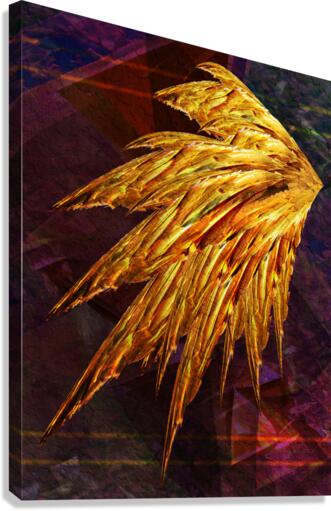 Icarus left wing  Canvas Print