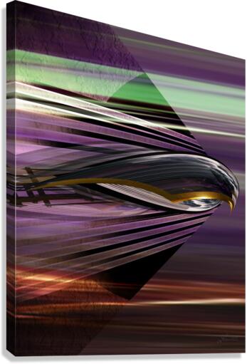 Mach kingbird  Canvas Print