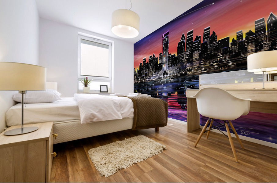 Gathered Mural print