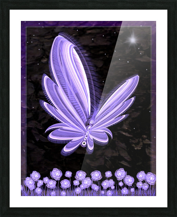 Lavender Picture Frame print