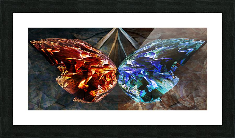 Gems Picture Frame print