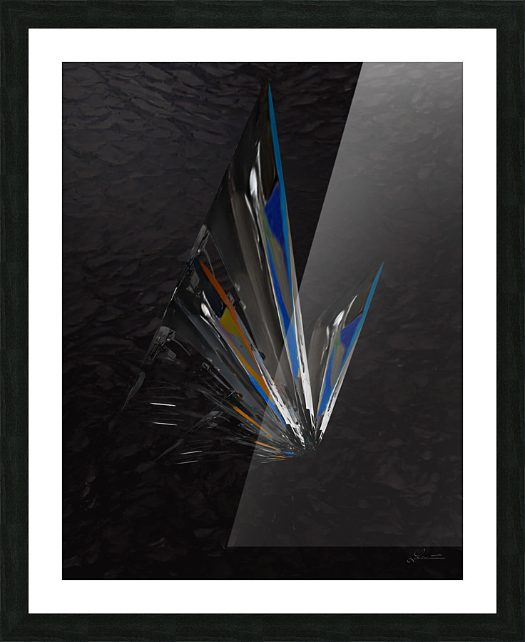 Emerged Picture Frame print