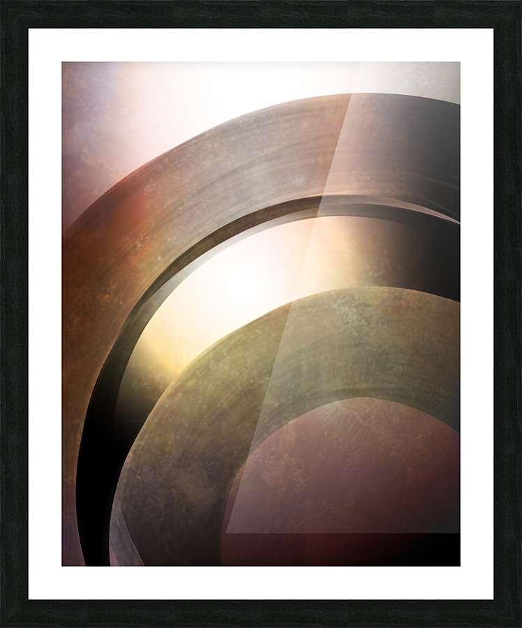 Copper Picture Frame print