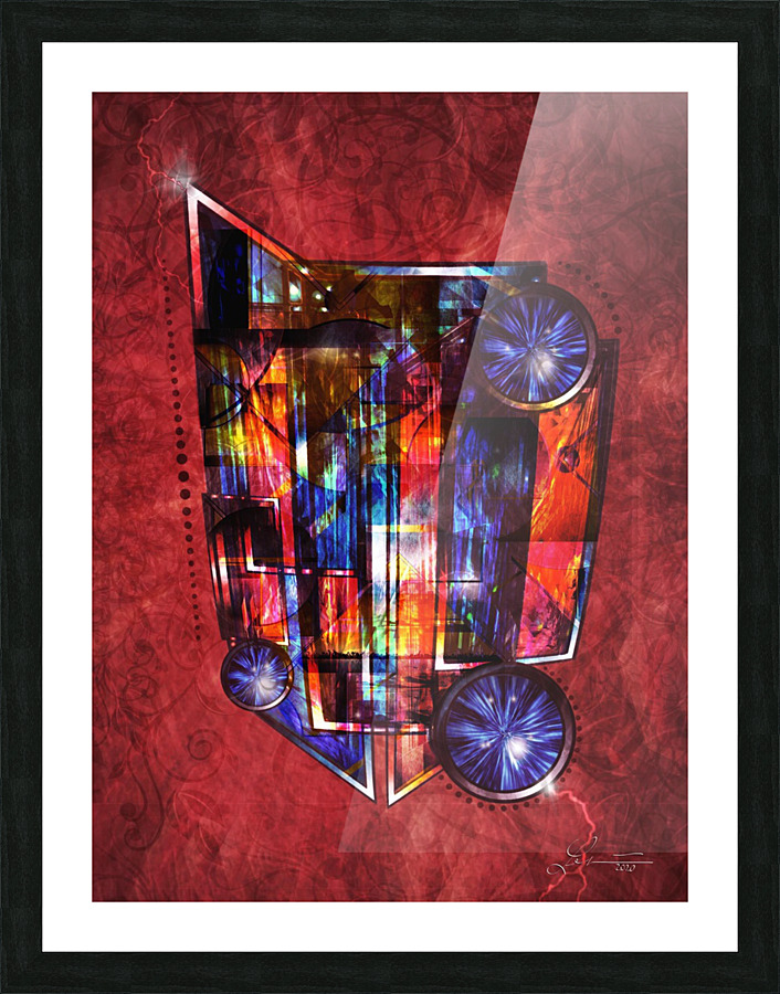 Amassed Picture Frame print