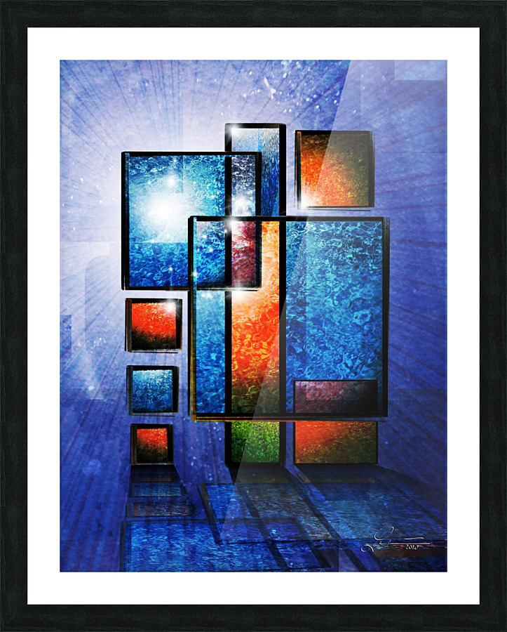 Filtered Picture Frame print