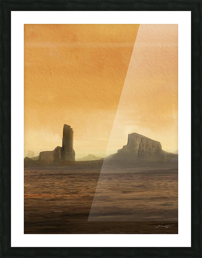 Parched Picture Frame print