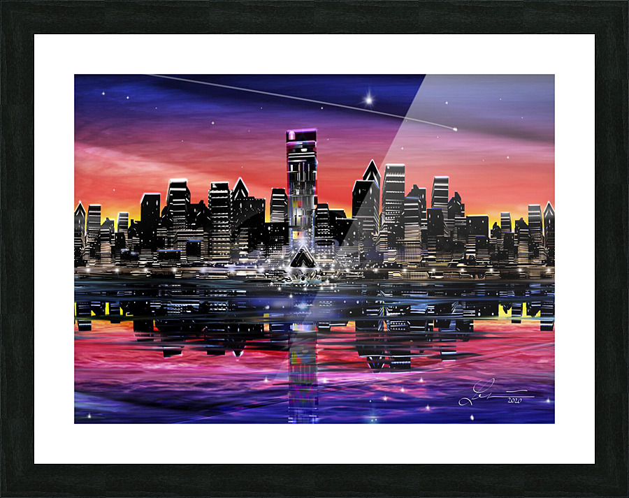 Gathered Picture Frame print