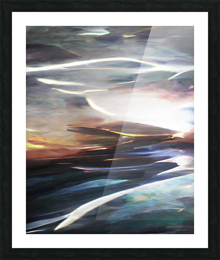 Turbulence Picture Frame print